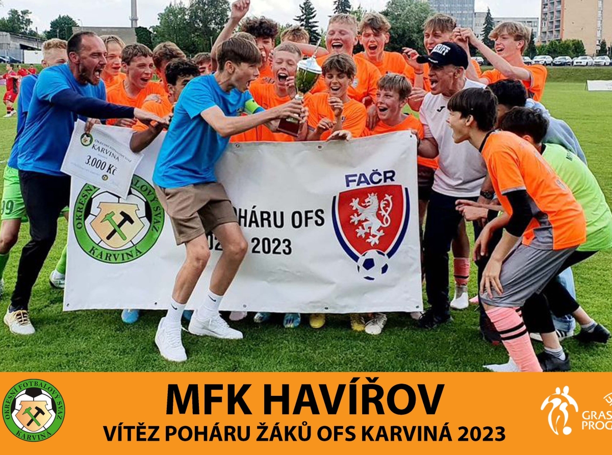 MFK Havířov vítěz Okresního poháru žáků OFS Karviná